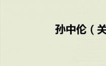 孙中伦（关于孙中伦）