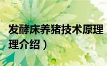发酵床养猪技术原理（关于发酵床养猪技术原理介绍）