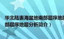 华北陆表海盆地南部层序地层分析（关于华北陆表海盆地南部层序地层分析简介）