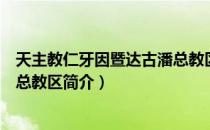 天主教仁牙因暨达古潘总教区（关于天主教仁牙因暨达古潘总教区简介）