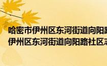 哈密市伊州区东河街道向阳路社区志愿服务队（关于哈密市伊州区东河街道向阳路社区志愿服务队介绍）