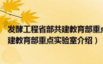 发酵工程省部共建教育部重点实验室（关于发酵工程省部共建教育部重点实验室介绍）