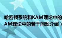 哈密顿系统和KAM理论中的若干问题（关于哈密顿系统和KAM理论中的若干问题介绍）