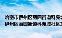 哈密市伊州区丽园街道科苑城社区志愿服务队（关于哈密市伊州区丽园街道科苑城社区志愿服务队介绍）