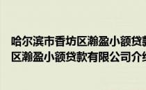 哈尔滨市香坊区瀚盈小额贷款有限公司（关于哈尔滨市香坊区瀚盈小额贷款有限公司介绍）