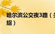 哈尔滨公交夜3路（关于哈尔滨公交夜3路介绍）