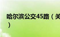 哈尔滨公交45路（关于哈尔滨公交45路介绍）