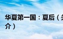 华夏第一国：夏后（关于华夏第一国：夏后简介）