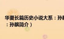 华夏长篇历史小说大系：孙膑（关于华夏长篇历史小说大系：孙膑简介）