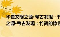 华夏文明之源·考古发现：竹简的惊世表情（关于华夏文明之源·考古发现：竹简的惊世表情简介）