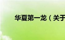 华夏第一龙（关于华夏第一龙简介）