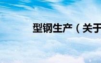 型钢生产（关于型钢生产简介）
