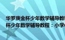 华罗庚金杯少年数学辅导教程：小学6年级（关于华罗庚金杯少年数学辅导教程：小学6年级简介）
