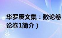 华罗庚文集：数论卷1（关于华罗庚文集：数论卷1简介）