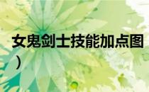 女鬼剑士技能加点图（女鬼剑驭剑士刷图加点）
