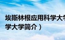 埃斯林根应用科学大学（关于埃斯林根应用科学大学简介）