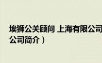 埃狮公关顾问 上海有限公司（关于埃狮公关顾问 上海有限公司简介）