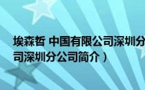 埃森哲 中国有限公司深圳分公司（关于埃森哲 中国有限公司深圳分公司简介）