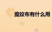 魔纹布有什么用（魔纹布哪里多）