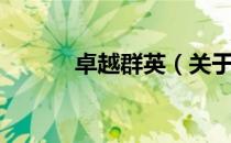 卓越群英（关于卓越群英简介）