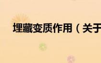埋藏变质作用（关于埋藏变质作用简介）