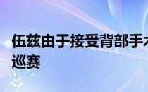 伍兹由于接受背部手术将缺席接下来的多场美巡赛
