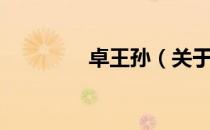 卓王孙（关于卓王孙简介）