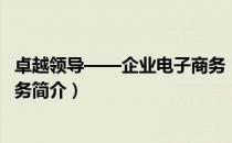 卓越领导——企业电子商务（关于卓越领导——企业电子商务简介）