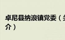 卓尼县纳浪镇党委（关于卓尼县纳浪镇党委简介）