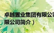 卓越置业集团有限公司（关于卓越置业集团有限公司简介）
