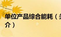 单位产品综合能耗（关于单位产品综合能耗简介）