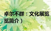 卓尔不群：文化展览（关于卓尔不群：文化展览简介）