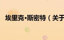埃里克·斯密特（关于埃里克·斯密特简介）