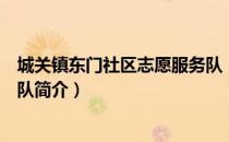 城关镇东门社区志愿服务队（关于城关镇东门社区志愿服务队简介）
