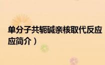 单分子共轭碱亲核取代反应（关于单分子共轭碱亲核取代反应简介）