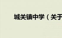 城关镇中学（关于城关镇中学简介）