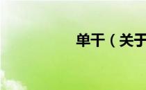 单干（关于单干简介）
