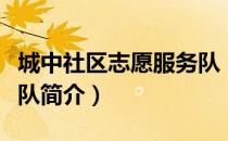 城中社区志愿服务队（关于城中社区志愿服务队简介）