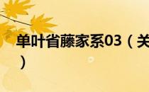 单叶省藤家系03（关于单叶省藤家系03简介）