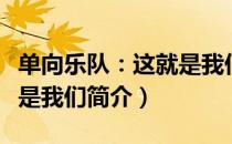 单向乐队：这就是我们（关于单向乐队：这就是我们简介）