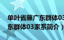 单叶省藤广东群体03家系（关于单叶省藤广东群体03家系简介）