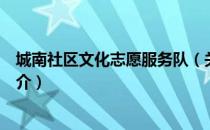 城南社区文化志愿服务队（关于城南社区文化志愿服务队简介）