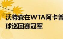 沃特森在WTA阿卡普尔科站夺得首个WTA网球巡回赛冠军