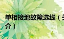 单相接地故障选线（关于单相接地故障选线简介）