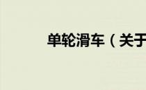 单轮滑车（关于单轮滑车简介）