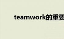 teamwork的重要性（teamwork）