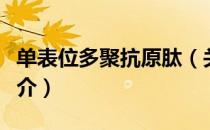 单表位多聚抗原肽（关于单表位多聚抗原肽简介）