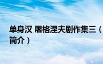 单身汉 屠格涅夫剧作集三（关于单身汉 屠格涅夫剧作集三简介）