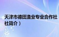 天津市德田渔业专业合作社（关于天津市德田渔业专业合作社简介）