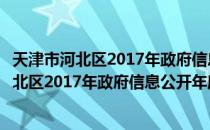 天津市河北区2017年政府信息公开年度报告（关于天津市河北区2017年政府信息公开年度报告简介）